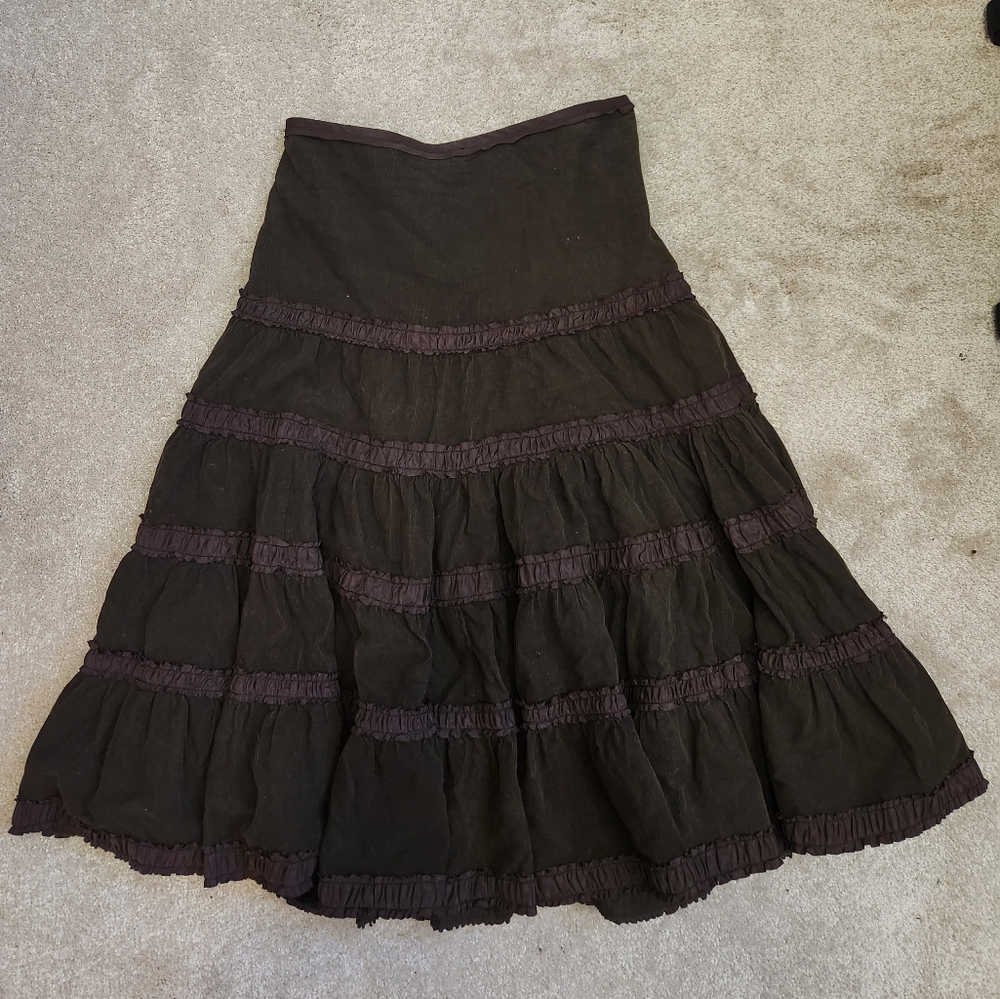 Moon brown vintage skirt